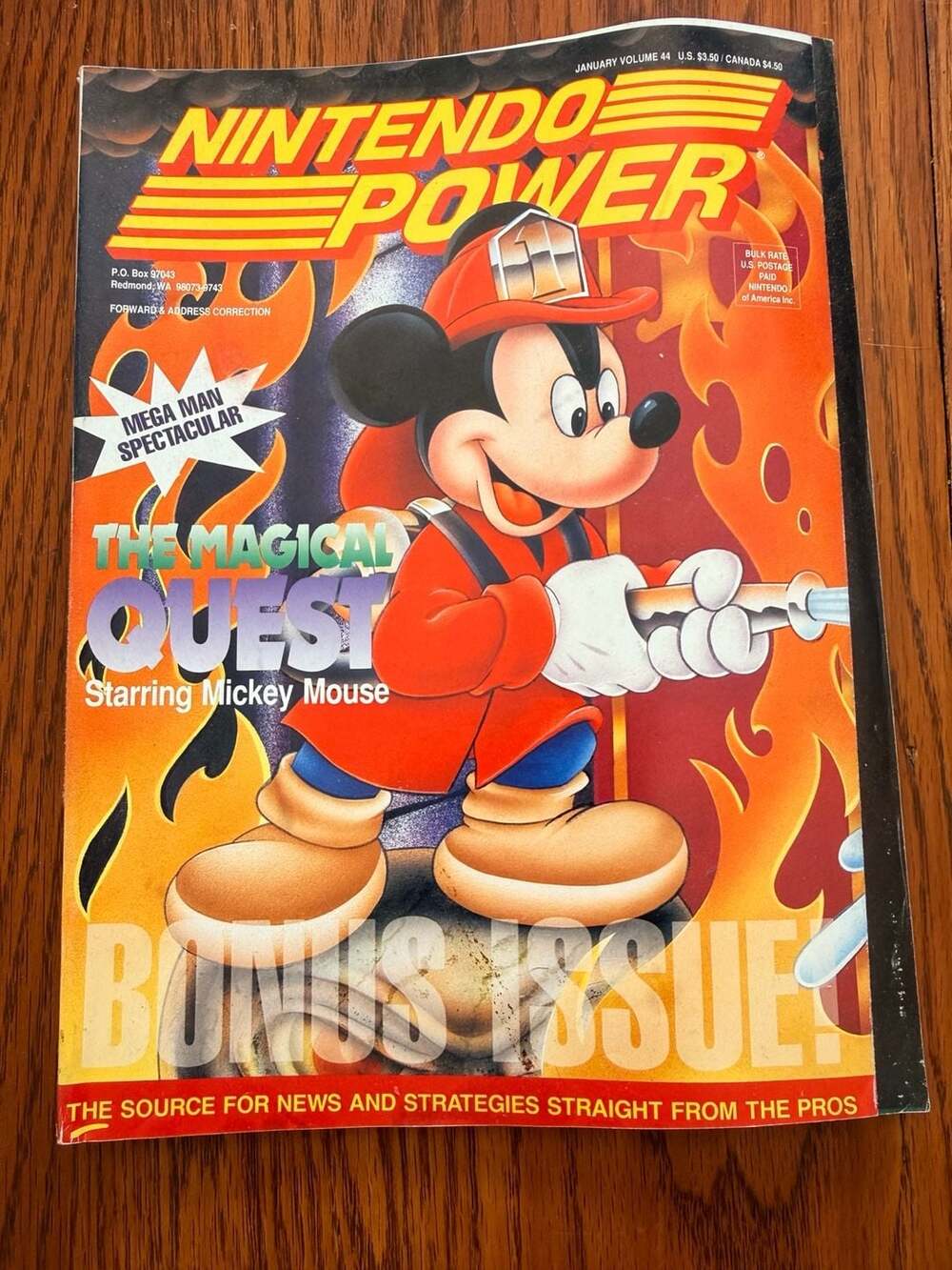 Nintendo Power Magazine 1/1993 Volume 44 The Magical Quest, Mickey Mouse (41)